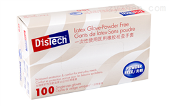 DisTech® 乳胶检查手套，无粉（倍护型 ）